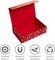 Luxury Gift Box with Magnetic Lid | Christmas Red Decorative Gift Boxes for Presents, Holiday Gifts, and Keepsakes. 11.5" x 7.5" x 3.5"
